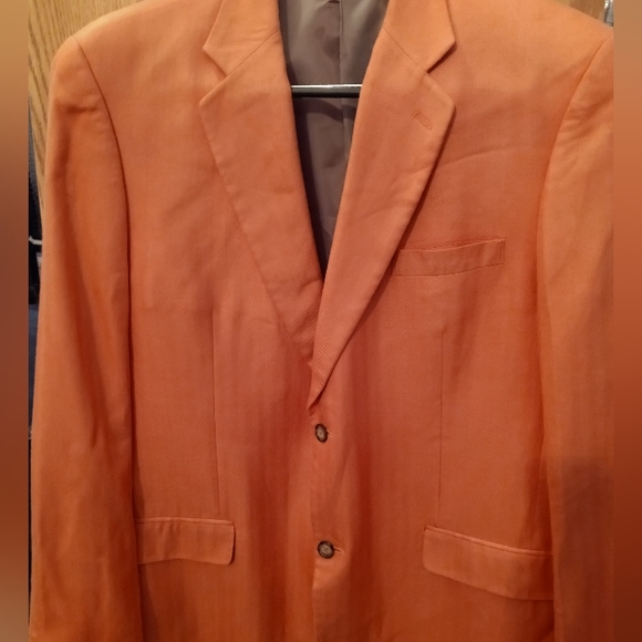 Bachrach Other - Men's Orange Blazer